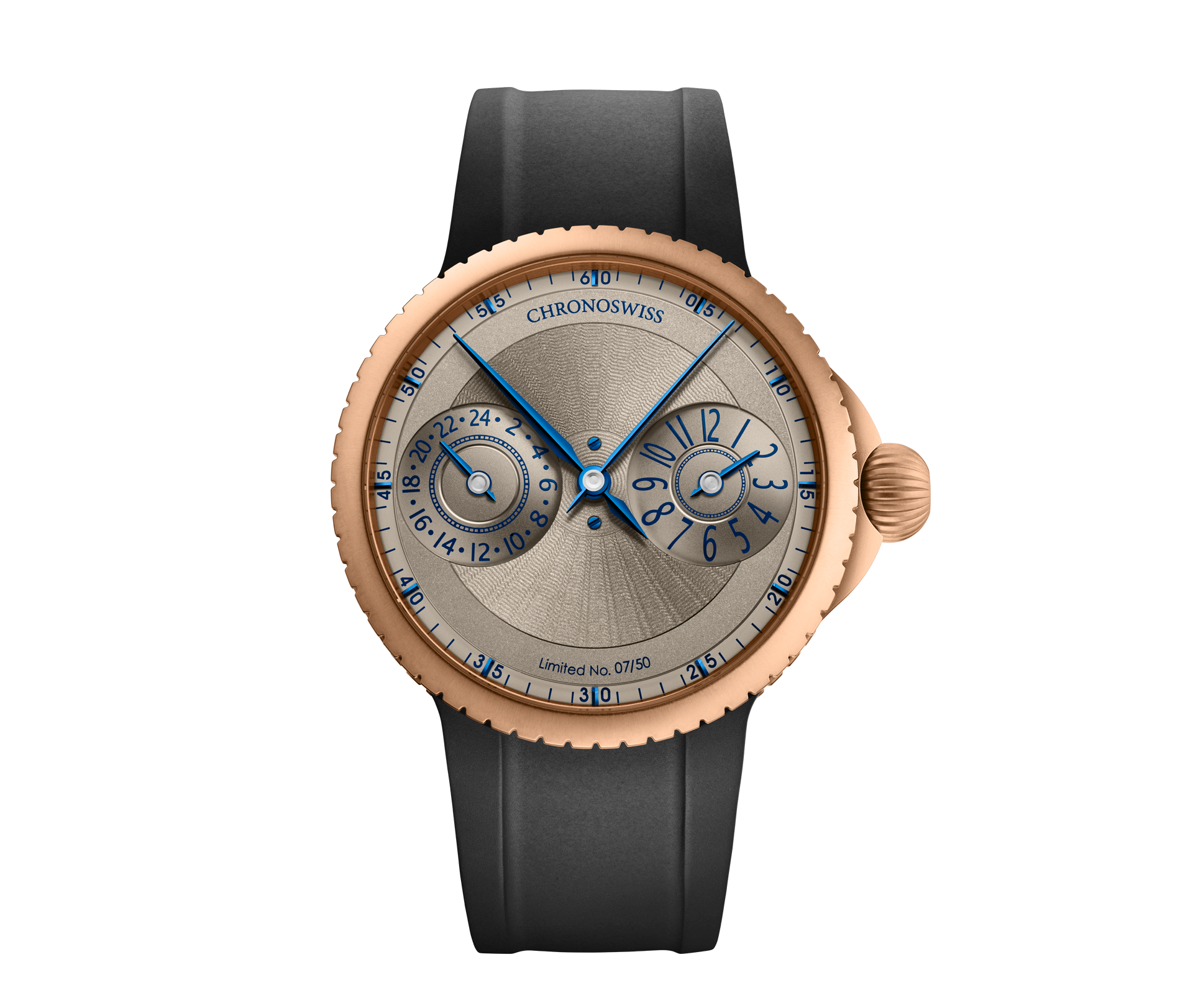 Chronoswiss Pulse GMT Frosted Guilloché Gold