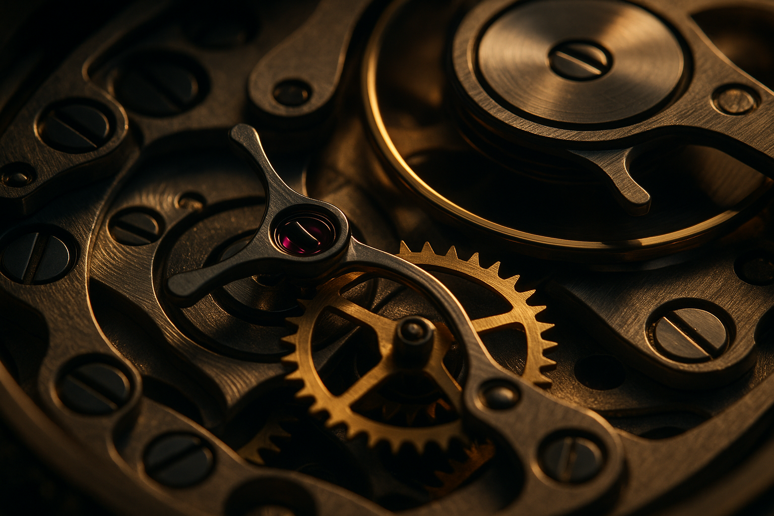 The escapement so smooth it skipped the oil