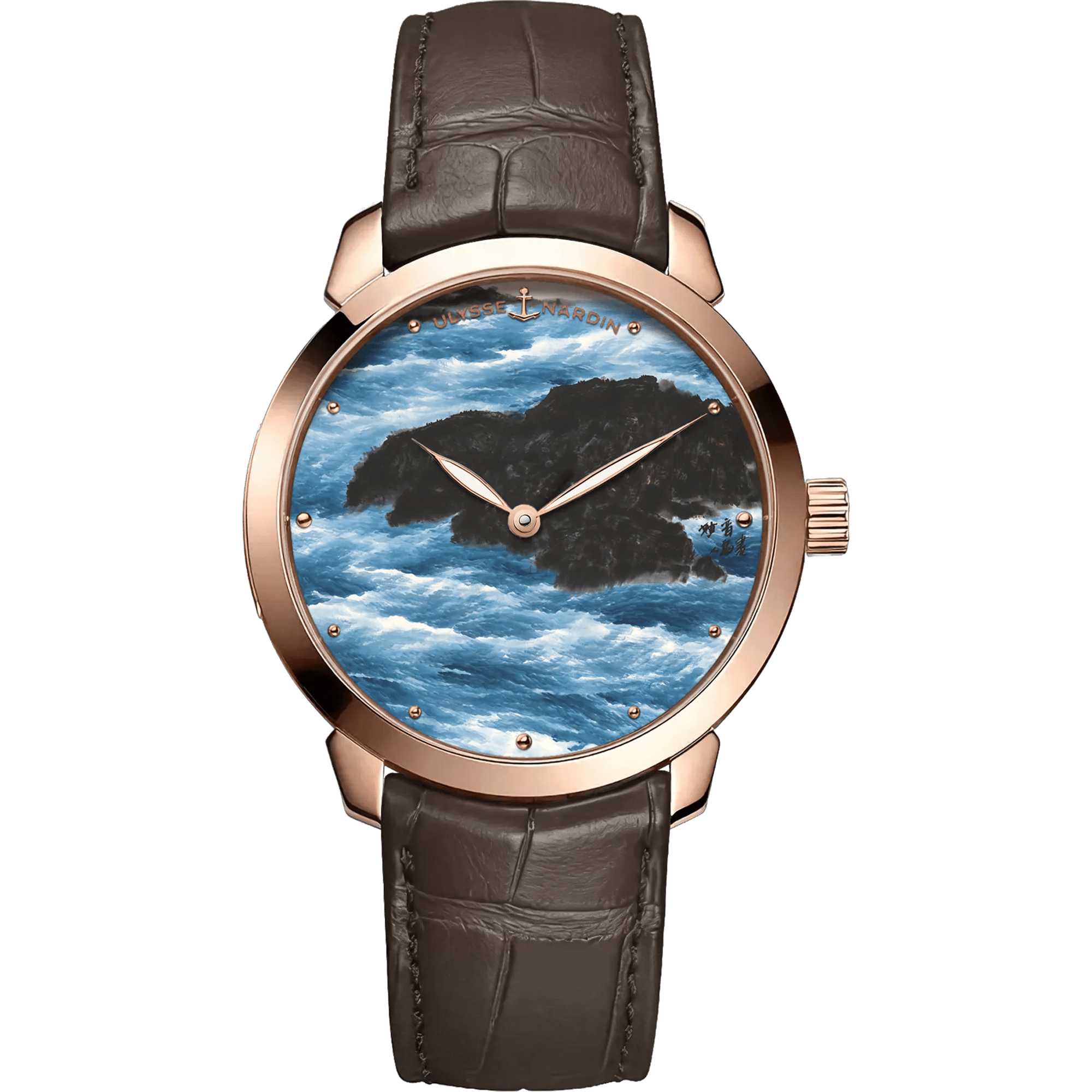 Ulysse Nardin Puts Rendao Liu’s Miniature Painting on a 40 mm Classico Dial