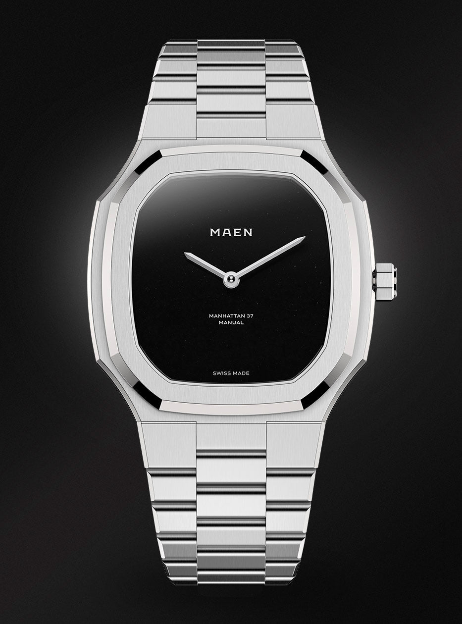 Maen’s Manhattan 37 Ultra Thin Stone Dials Listed at EUR 1,359.20